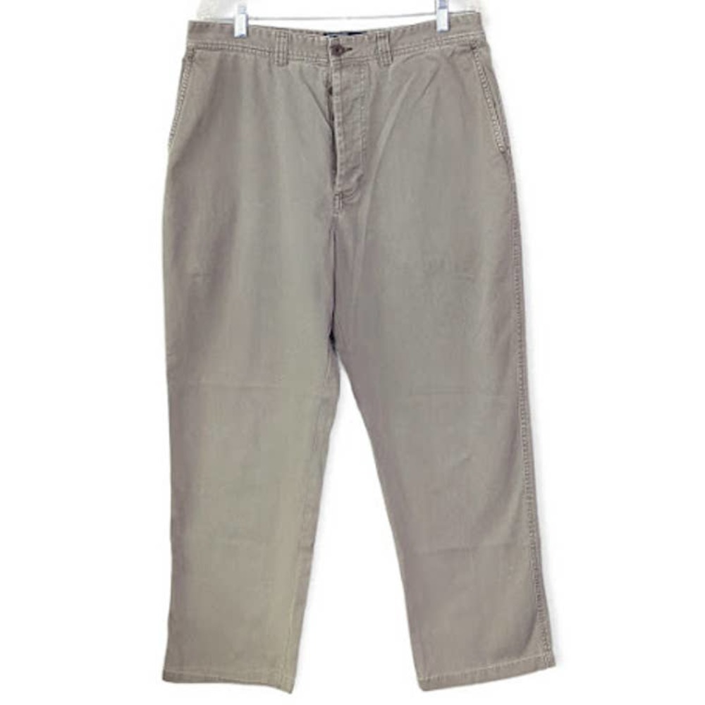 Vintage 90s Polo Ralph Lauren 67 Chino Painter Style Khakis 35x30 actual 34x29